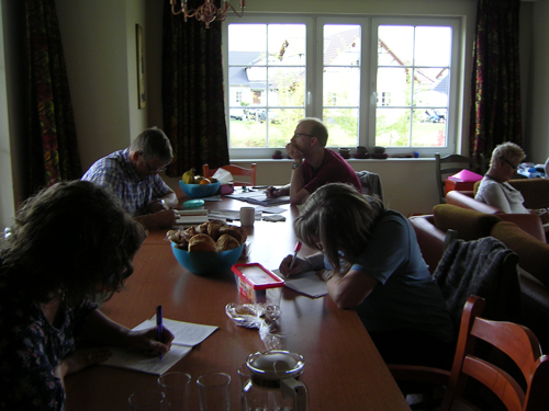 aan tafel